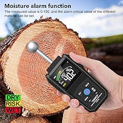 Moisture Meter - TEMIRUP Pin & Pinless Wood
