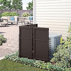Suncast 4 Freestanding Wicker Resin Reversible