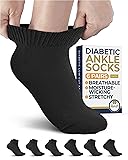 Pembrook Black Diabetic Socks for Men & Women - 6