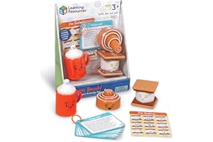 Learning Resources S'mores Break!TM Sensory Fidget Activity Set, Social Emotional Learning, Calming Toys, SEL Skills, Ages 3+,19 Pieces