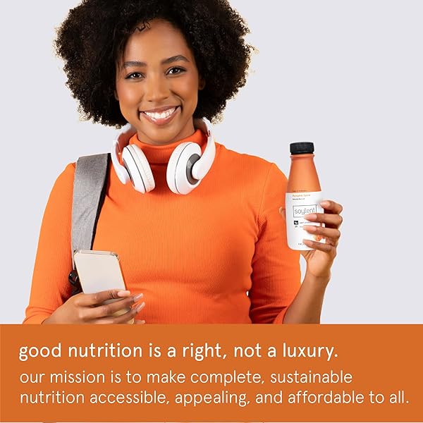 SOYLENT COMPLETE MEAL REPLACEMENT SHAKE, PUMPKIN SPICE, 16G COMPLETE PROTEIN, READY-TO-DRINK PLANT BASED PROTEIN DRINK, 1G SUGAR, 11OZ (4 PACK)