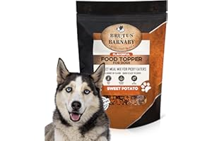BRUTUS & BARNABY Dog Food Toppers for Picky Eaters - Natural, Sweet Potato Kibble Toppers, Packed with Nutrient Dogs Love