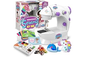 FLYING BANANA Sewing Machine for Beginners with Extension Table, Adjustable 2-Speed 2-Thread Mini Sewing Machine, Portable Electric Maquina de Coser with Foot Pedal, Perfect for DIY, Ideal Gift for Kids and Adults