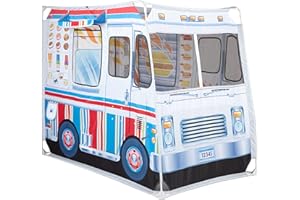 Melissa & Doug Food Truck Kids Toy Play Tent | Pretend Play | 3+ | Gift for Boy or Girl