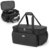 samdew Grill Storage Bag Compatible with Weber Go-Anywhere Grill, Bag Only | Portable BBQ Cover for Model 121020 1141001 and More, with Carrying Handles &amp; Multi-pockets, for Barbecue, Camping, RV Travel