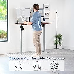 VIVO Electric 55 x 28 in Standing Desk, Memory