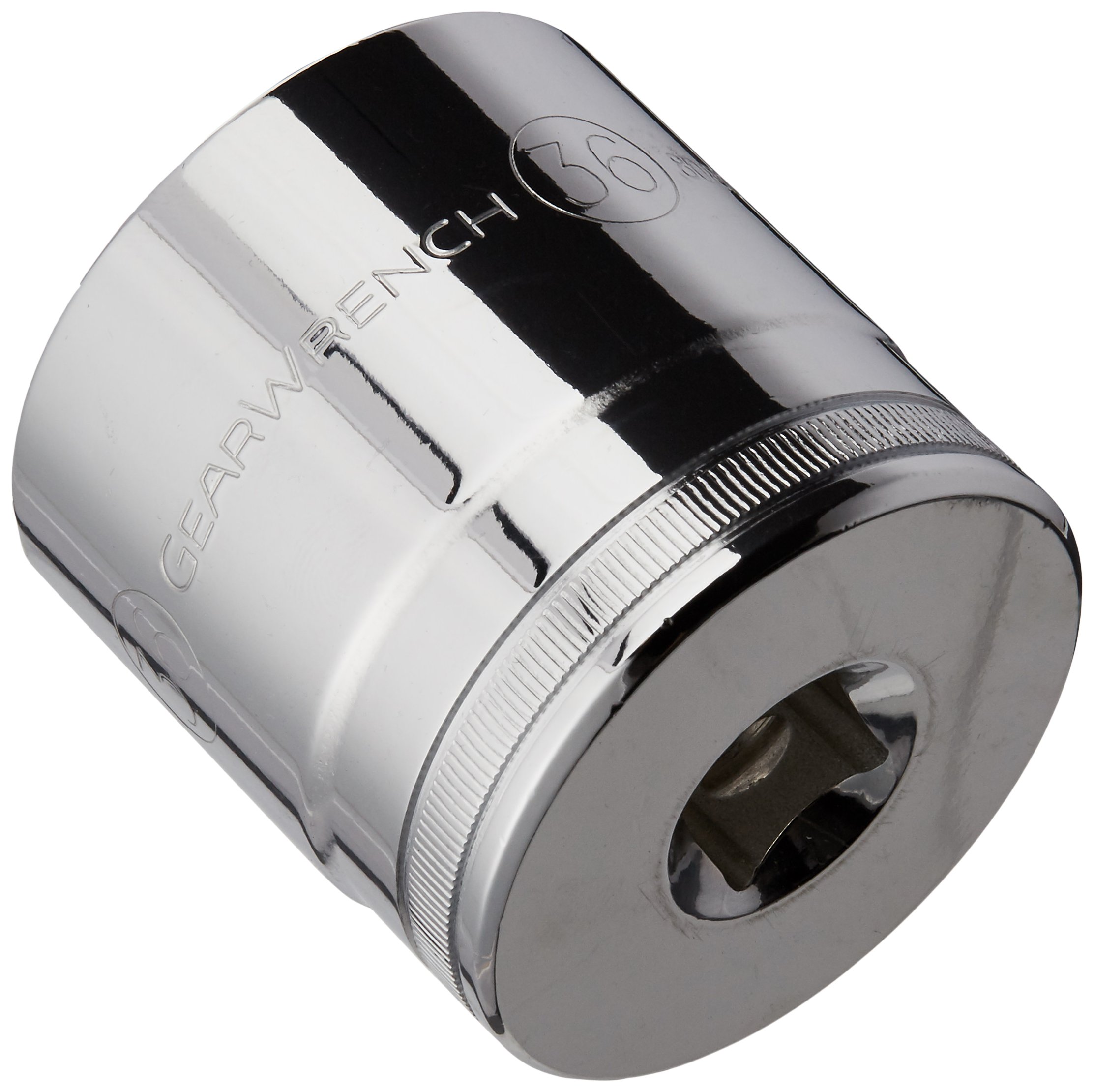 Gearwrench 80815D Drive 12 Point Length Socket, 36 mm, 1/2"