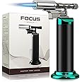 WANBRO Kitchen Butane Torch Lighter, Powerful & Windproof Jet Torch Flame, Butane gas refillable, Multi-purpose Blow Torch Lighters for Cooking, Creme Brulee, BBQ, Soldering (NO Gas)