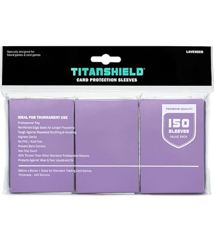 Amazon.com: Ultra PRO - 50ct Standard Size Card Protector Sleeves (Lilac)