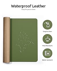 YSAGi Leather Desk Protector, Office Mat, Large