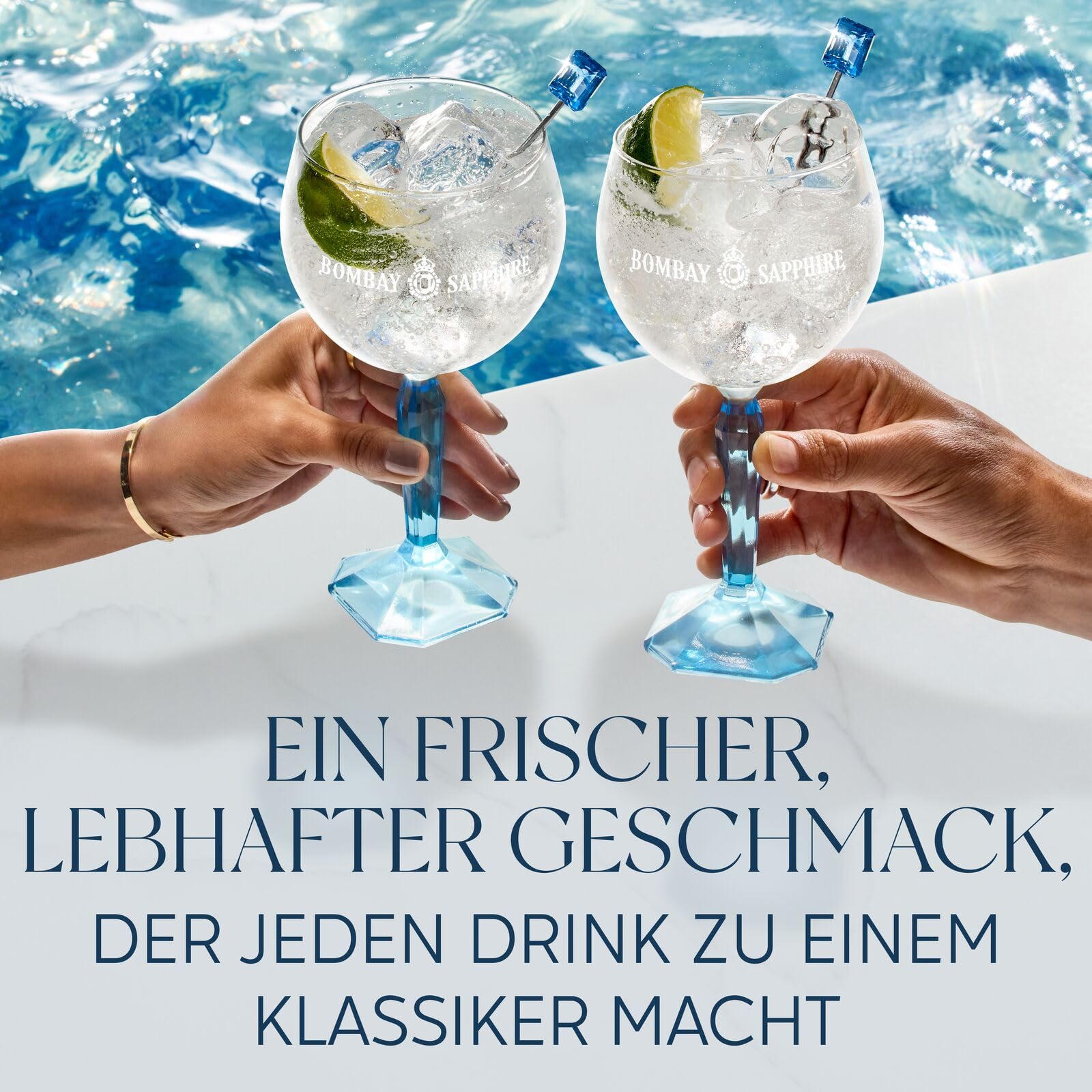 Bombay Sapphire London Dry Gin, 40 Vol-%, 70 cl / 700 ml, zu 100% per Dampfinfusion destillierte Spirituose mit 10 erlesenen Botanicals 7