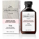 COLORCHARM Permanent Liquid Hair Toners | Neutralize Brass | Healthy-Looking Blondes Tones | Vegan &amp; Free of Parabens
