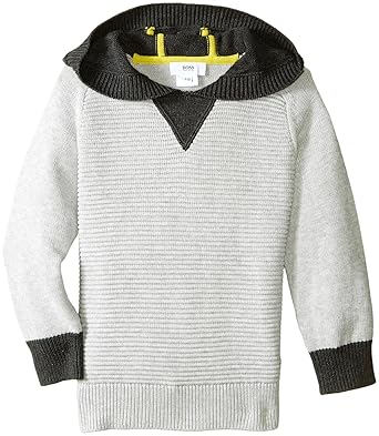Amazoncom Hugo Boss Boys Hooded Knitted Sweater Clothing