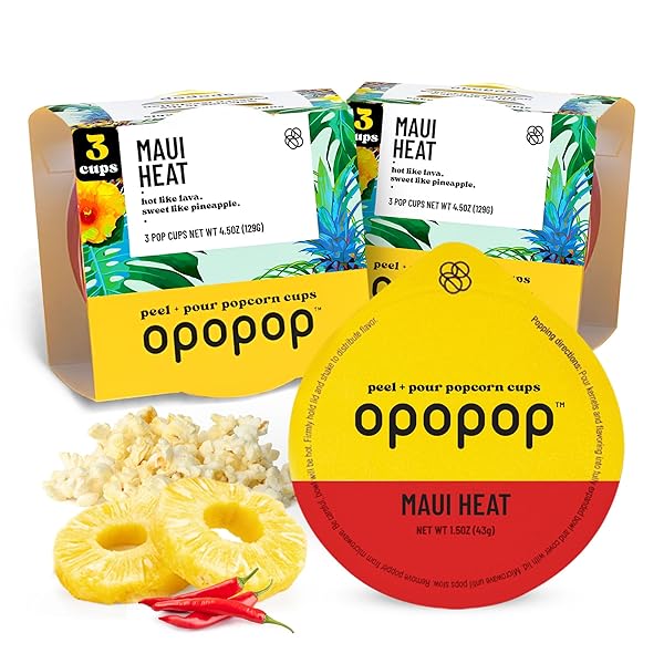 OPOPOP MICROWAVE POPCORN – POP CUPS MAUI HEAT...