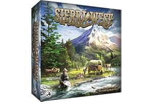 Pixie Games – Sierra West - Jeu de Société Stratégique – Deck building - Placements d’Ouvriers - Idéal pour Toute la Famille 