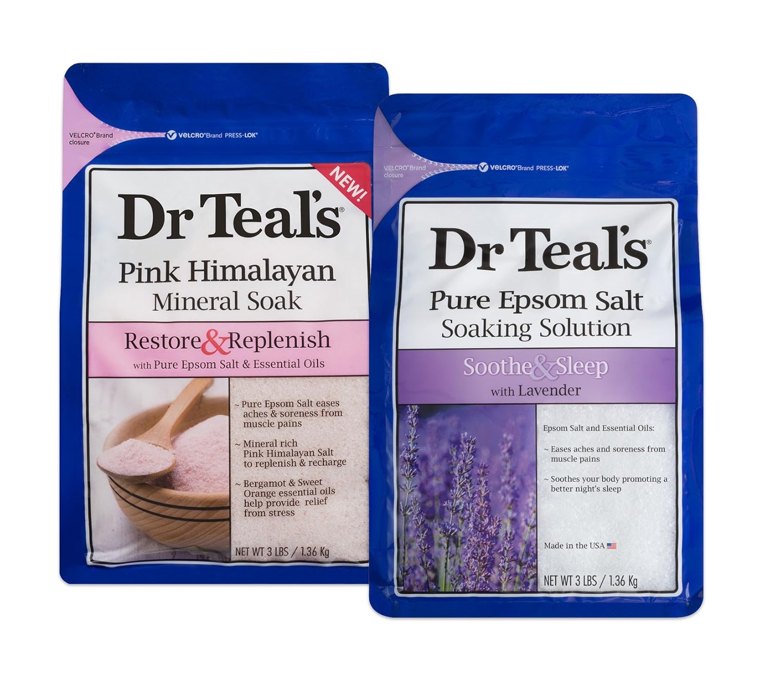 Amazon.com : Dr Teal's Epsom Salt Soaking Solution, Lavender and ... Amazon.com : Dr Teal's Epsom Salt Soaking Solution, Lavender and ...