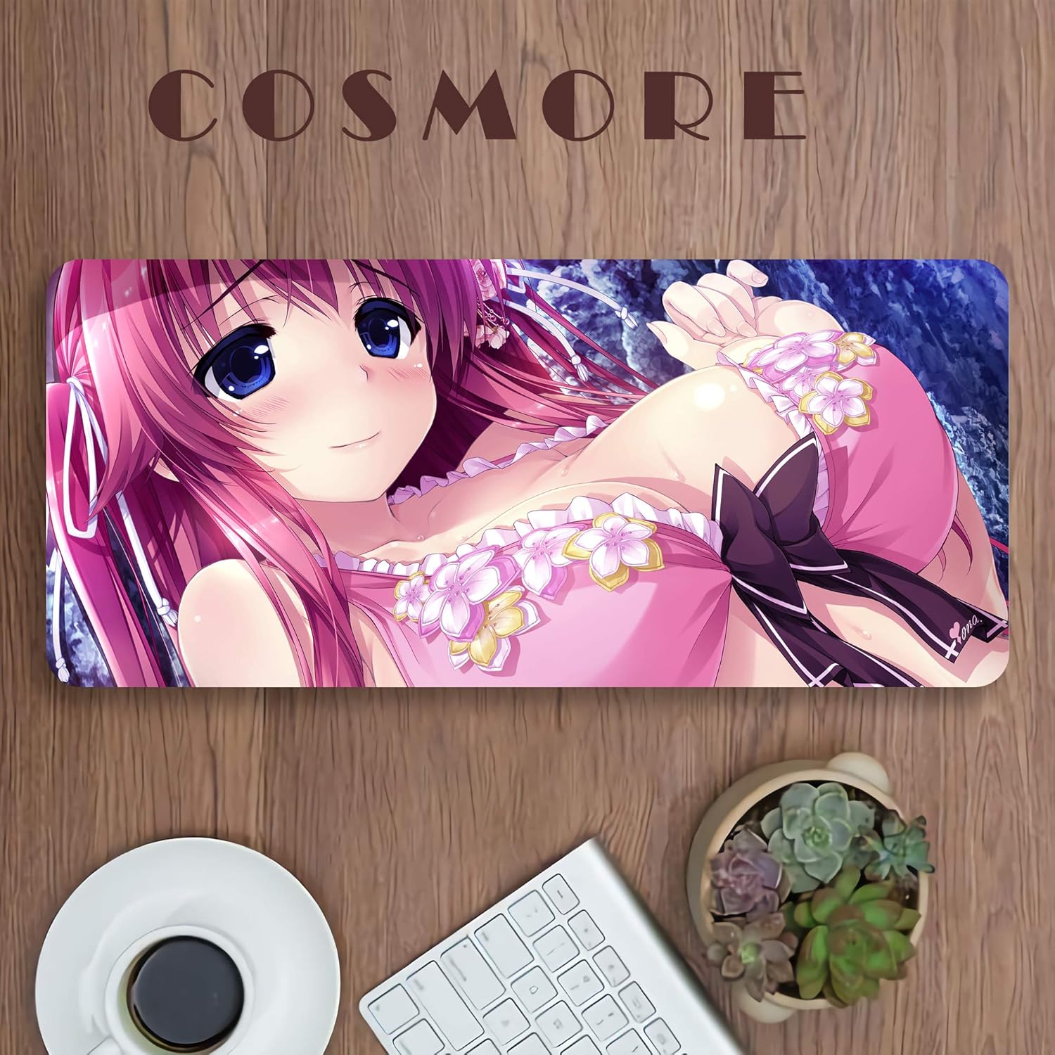 Amazon Cosmore 大判マウスパッド はるるみなもに 春ヶ崎叶 はるがさき かなう 防水 滑り止め アニメ ゲーム マウスパッド キーボードパッド オフィス テーブルマット ノートパソコン コンピュータ ｐｃ 900 400 5mm Cosmore マウスパッド 通販