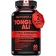 Nutratology Tongkat Ali Supplement For Men | Canadian-Made | 100:1 Extra Strength Tongkat Ali Extract + Black Pepper - Testos