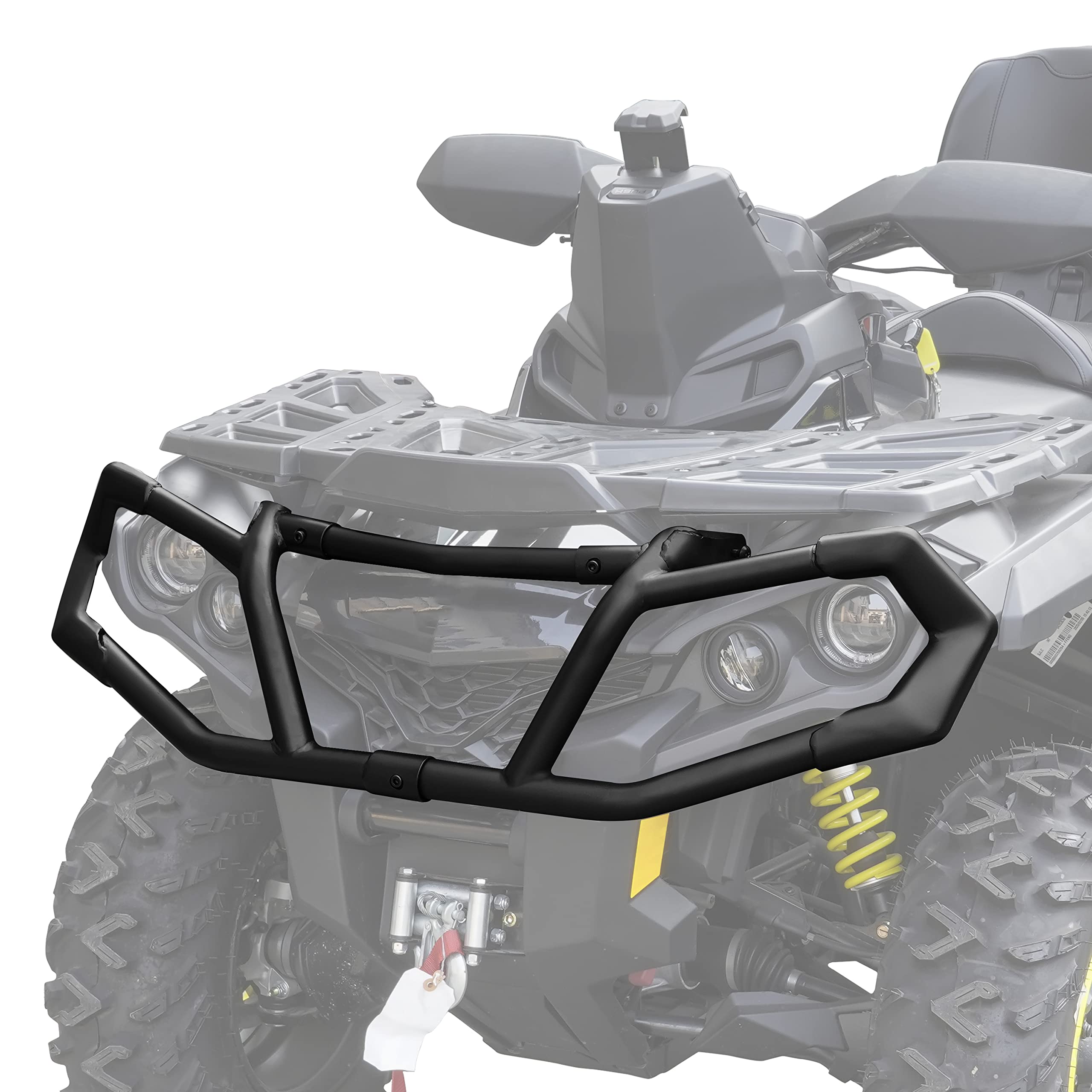 Photo 1 of Front Bumper for Can am Outlander 12-25, Heavy Duty Steel Front Bumper Guard Brushguard Protector Bar for Can Am Outlander G2 450 500 570 650 800 850 1000 MAX 2012-2025 Accessories, Replace #715004837