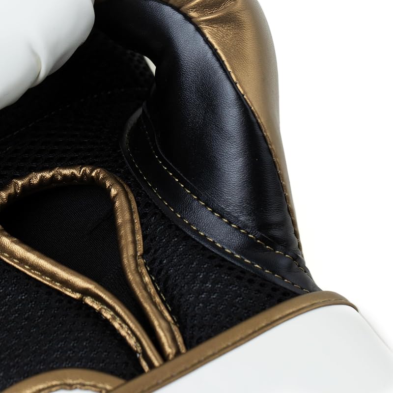 Powerlock 2R Boxhandschuhe (14oz, Weiß/Gold), Boxen, Damen, Männer