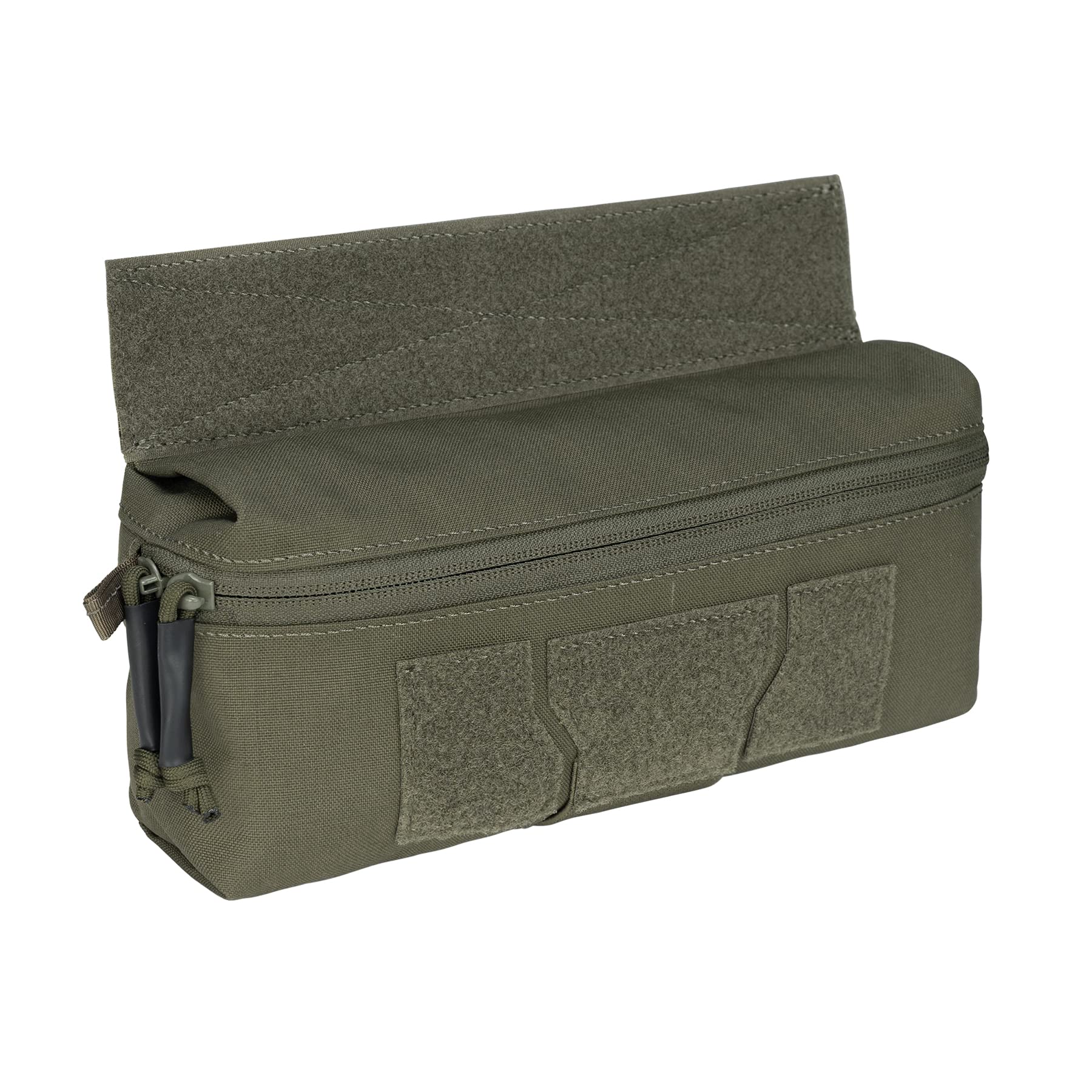 IDOGEAR Tactical Dump Pouch with Hook and Loop Panels for JPC CPC AVS Utility Tool Pouches (Ranger Green)