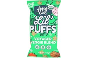 LesserEvil Organic Veggie Blend Lil' Puffs, 2.5 OZ