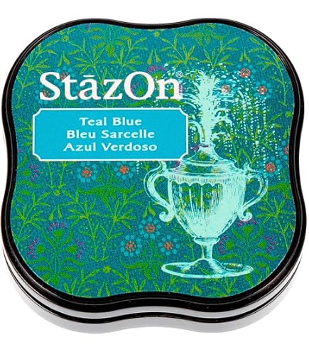 Tsukineko Stazon Tampone Per Timbri - Colore Fucsia, Ink Pad Professionale