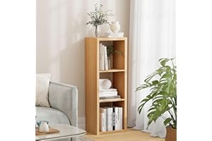 Jpiziso 3 Cube Storage Organizer Single Row, Cube Shelf with Heavy-Duty Thick Boards, Smooth Easy-Clean Panels Cube Unit for 