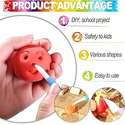 LINPHCEY 9PCS Clay Tools for Kids Air Dry Clay Tool