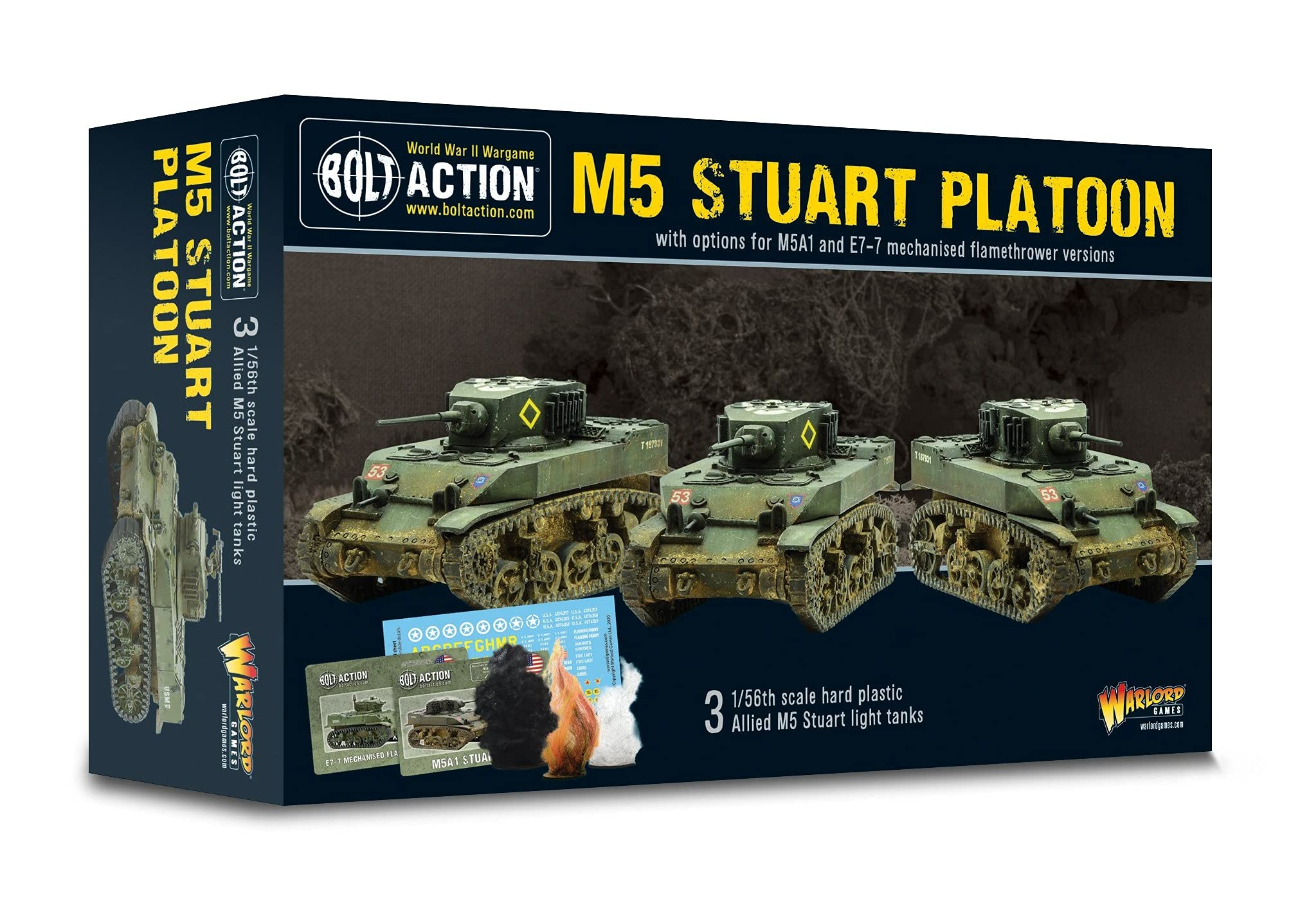 Warlord Games M5 Stuart Platoon Bolt Action