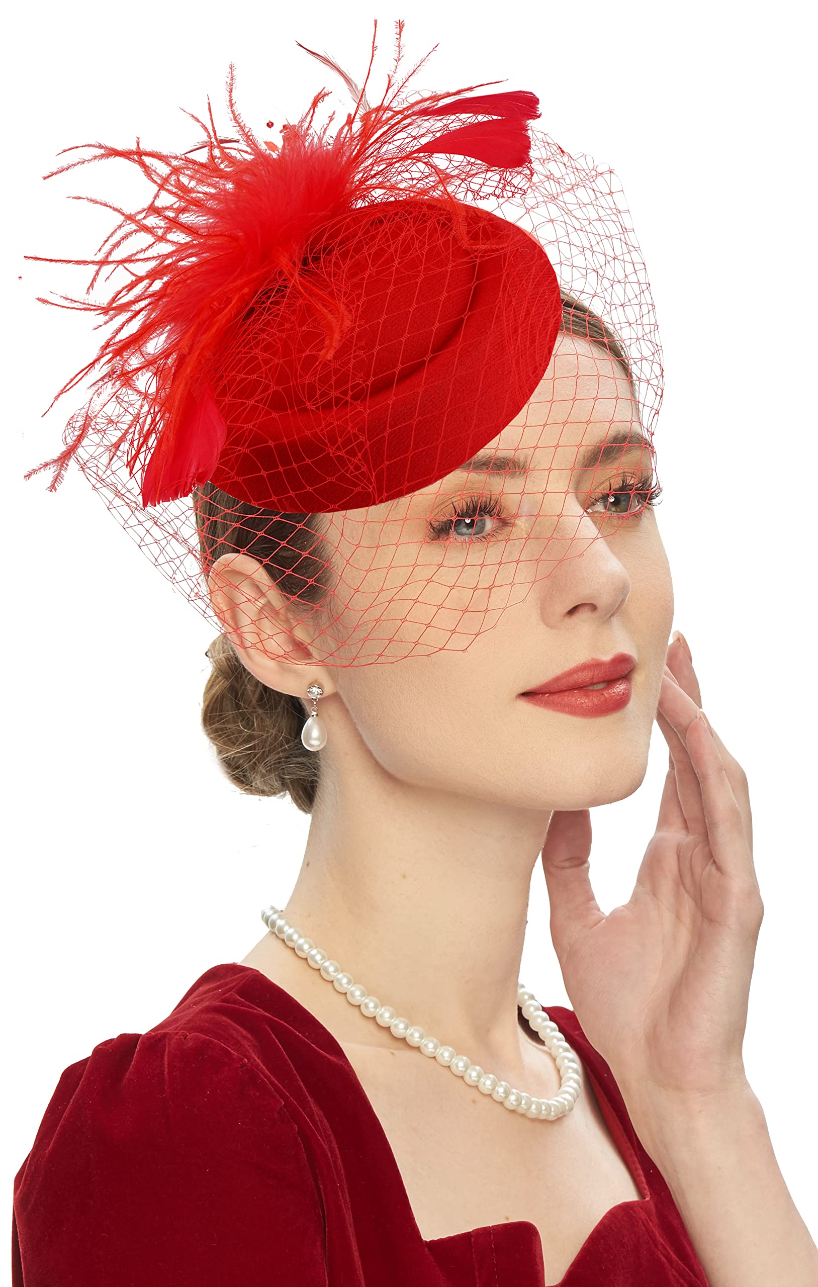 Storage Amazon Fascinator Wholesale Women Church Hat Fashion