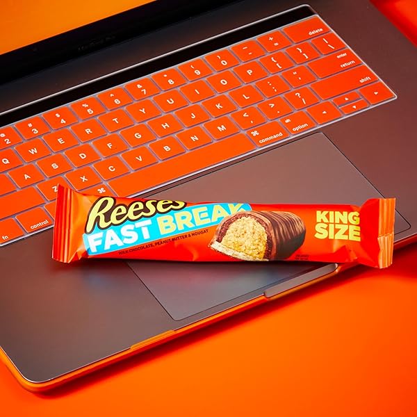 REESE’S FAST BREAK CHOCOLATE, PEANUT BUTTER AND NOUGAT KING SIZE, CANDY BARS, 3.5 OZ (18 COUNT)