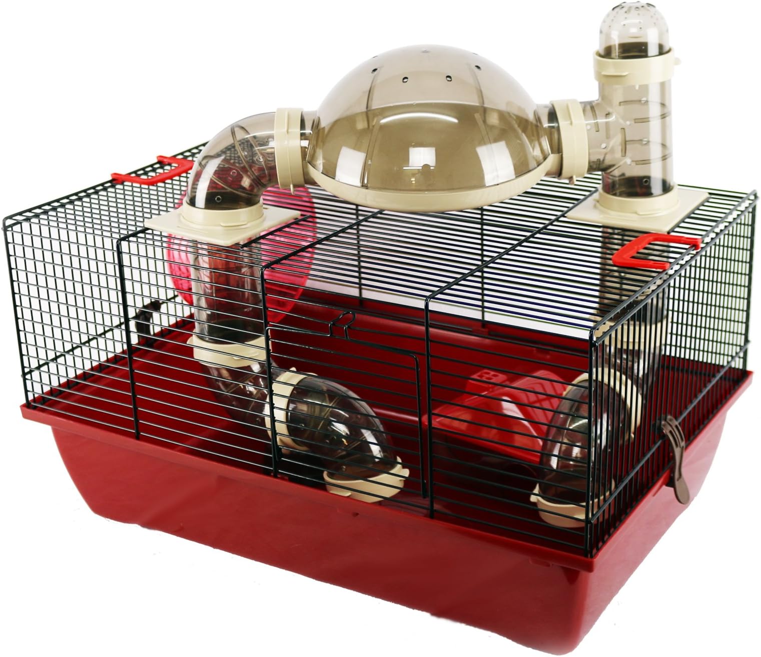 Pet Ting Durham Hamster Cage with Accessories With Tubes Base Mice Gerbil Mouse