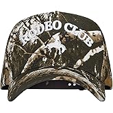 Rodeo Club Camo Western Trucker Hat | Men & Women | Country Caps for Cowgirls Cowboys | Camo Embroidered Cotton | Snapback