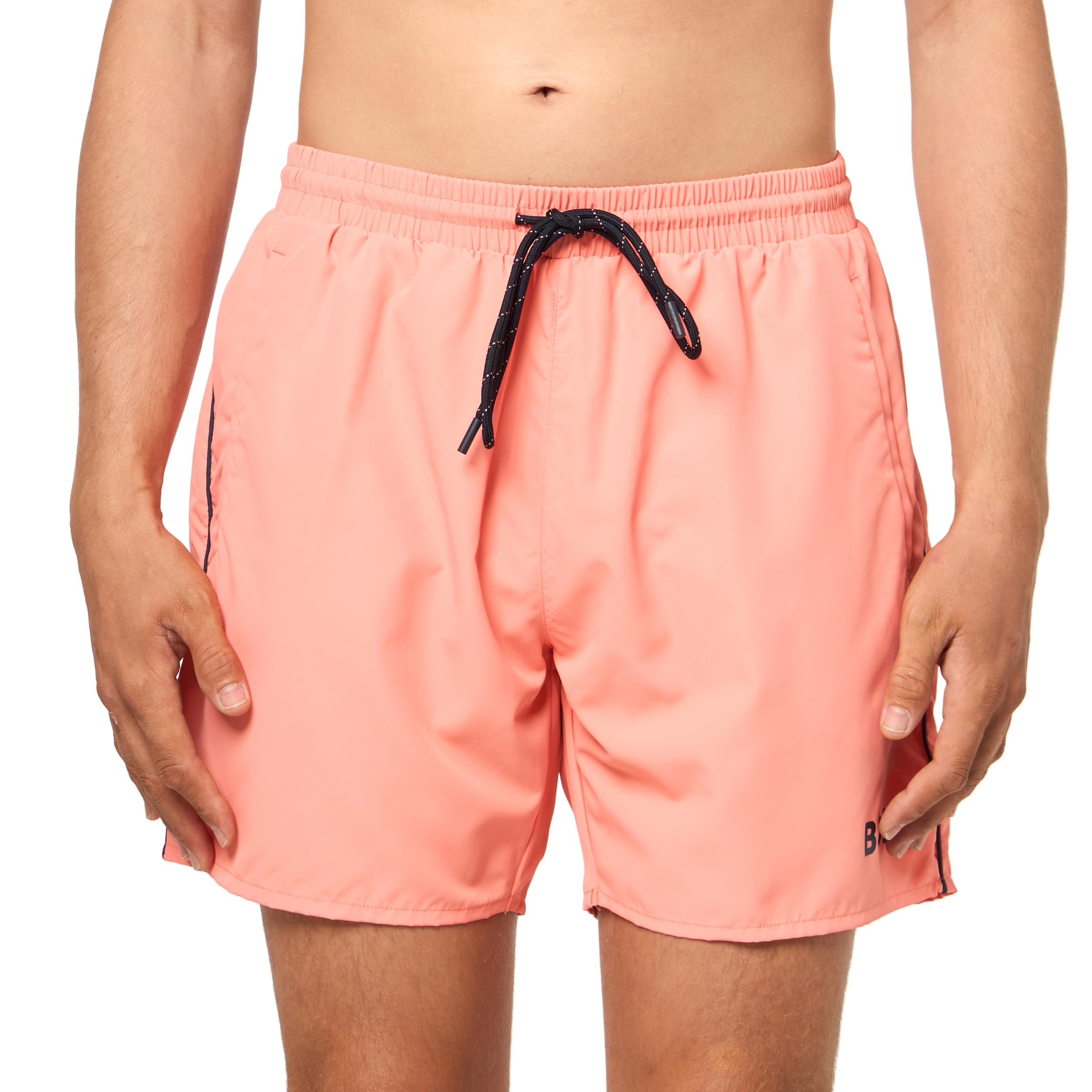 BOSS, Medium Length Solid Swim Trunk, Pink Petal, XXL Image