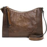 Frye Women's Melissa Zip Crossbody Bag, Stylish Handbag with Adjustable Strap &amp; Pockets