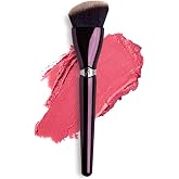 Anisa Beauty Angled Cream Blush Brush | Soft, Dense Fibers for Precise Setting of Cream, Powder or Stick Blush, Vegan &amp; Cruelty-Free