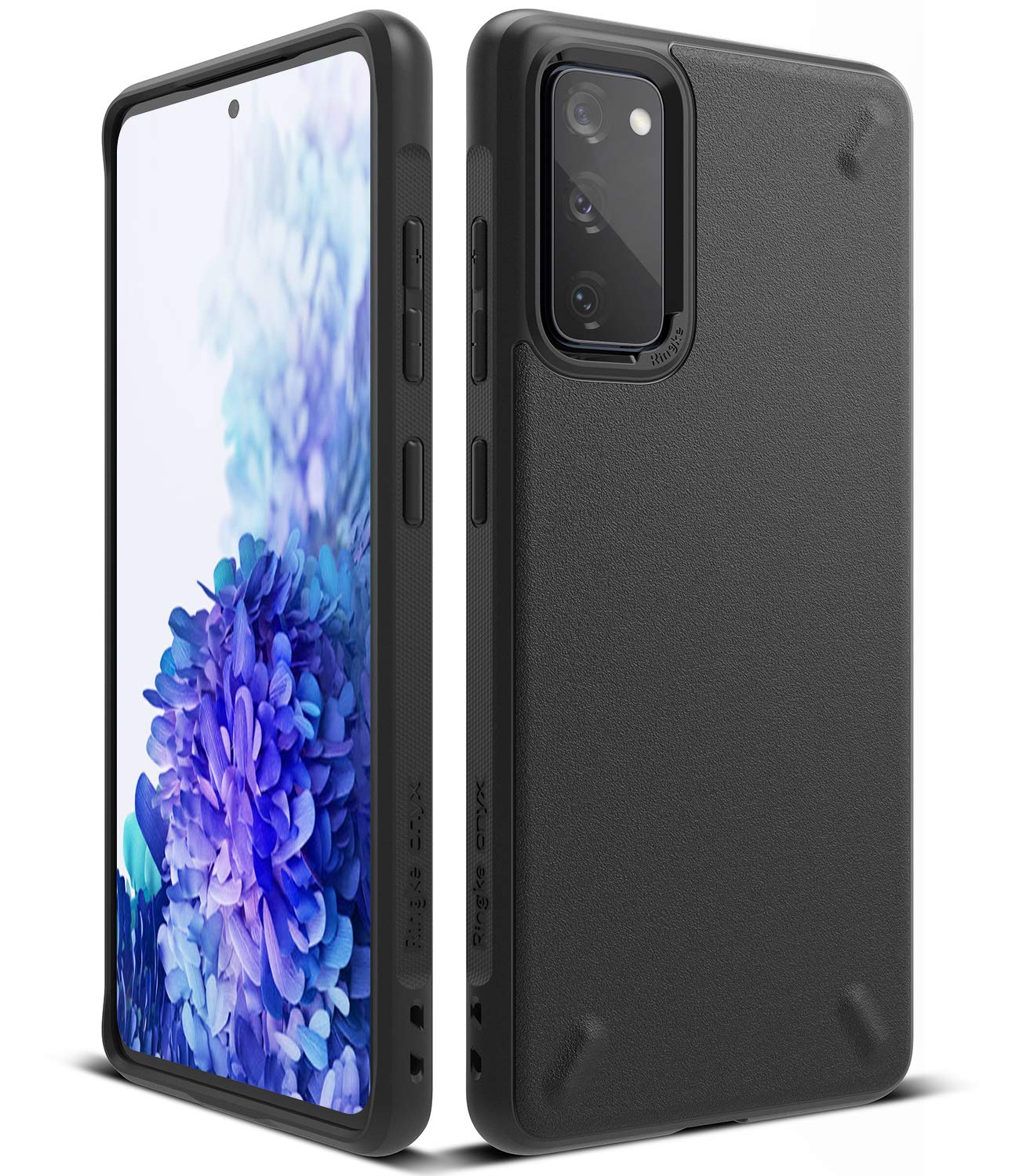 Ringke Onyx [Feels Good in The Hand] Compatible with Samsung Galaxy S20 FE Case, Anti-Fingerprint Technology Prevents Oily Smudges Non-Slip Enhanced Grip Precise Cutouts - Black