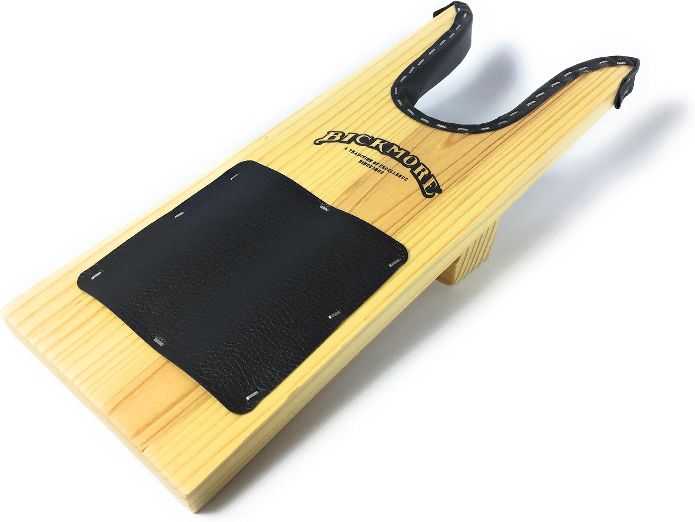 Bickmore Wooden Boot Jack - Heavy Duty Boot Puller For All Boot Types - Cowboy Boots, Work Boots, Fashion Boots, Rubber Boots & More - Narrow U-Shaped Opening Intended for Smaller Boot Sizes