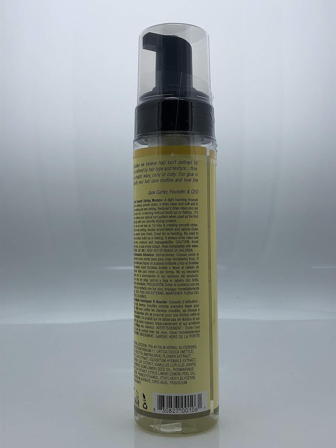 JANE CARTER SOLUTION Wrap & Roll Smooth Styling Mousse (8oz) - No Buildup, Smoothing, Styler : Hair Care Styling Products : Beauty