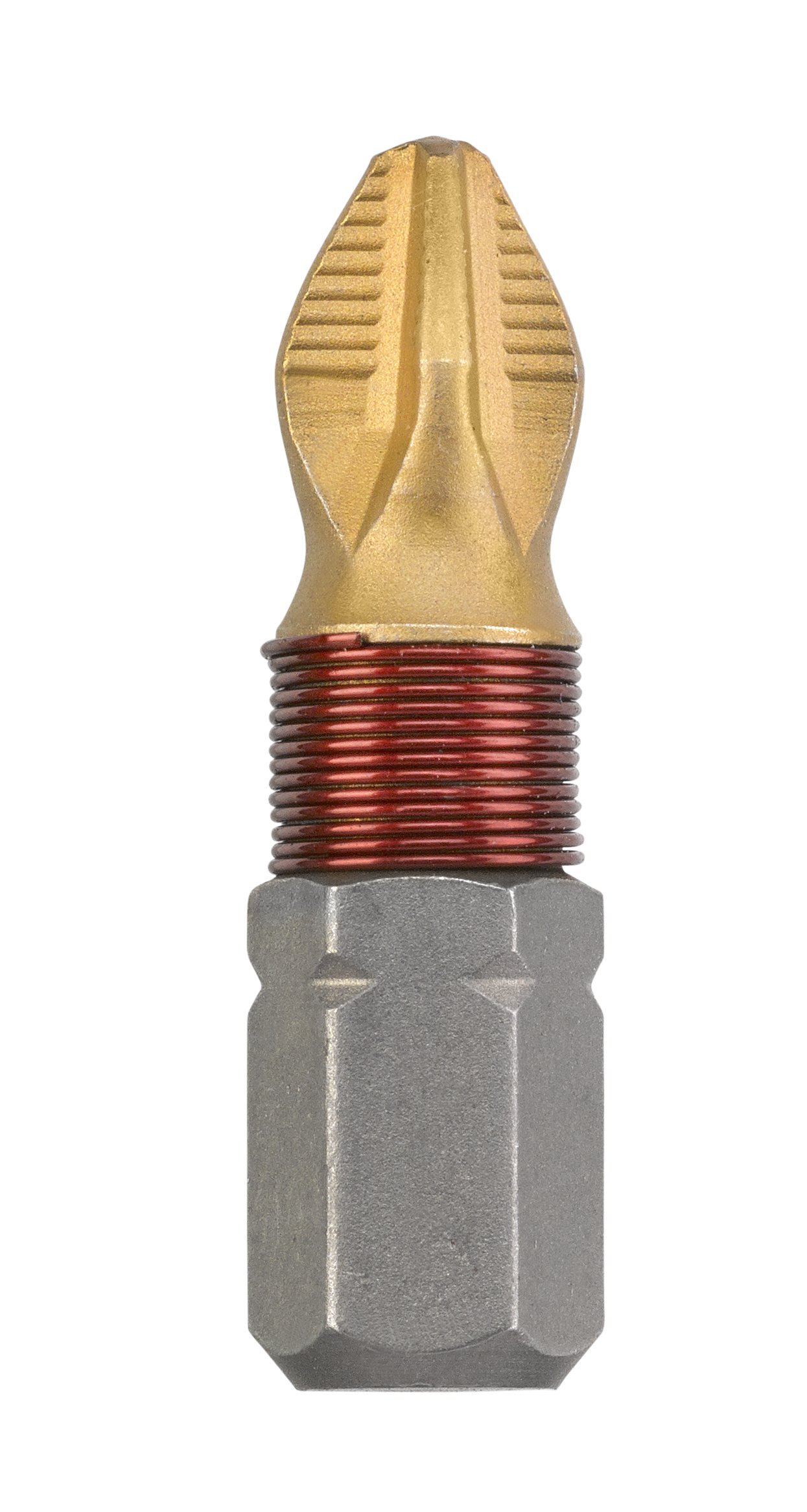 kwb 2 x 25mm PH1 Titanium Bits with Torsion Zone for Extended Lifespan - Fits Bosch, Milwaukee, DeWalt, Makita, and More
