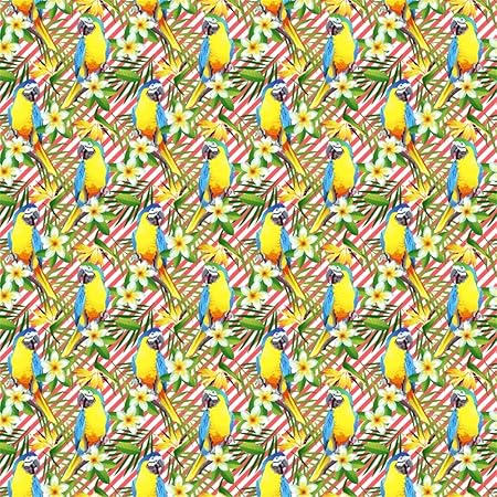 Amazon トロピカルリーフイラスト サマーパーティー背景 バックペーパー 背景布 通販