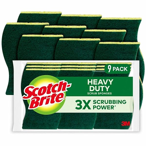 SCOTCH-BRITE HEAVY-DUTY SCRUB SPONGES