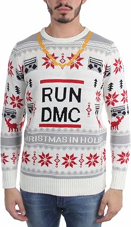 run dmc ugly christmas sweater