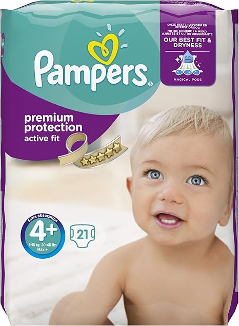 amazon pampers premium protection 4