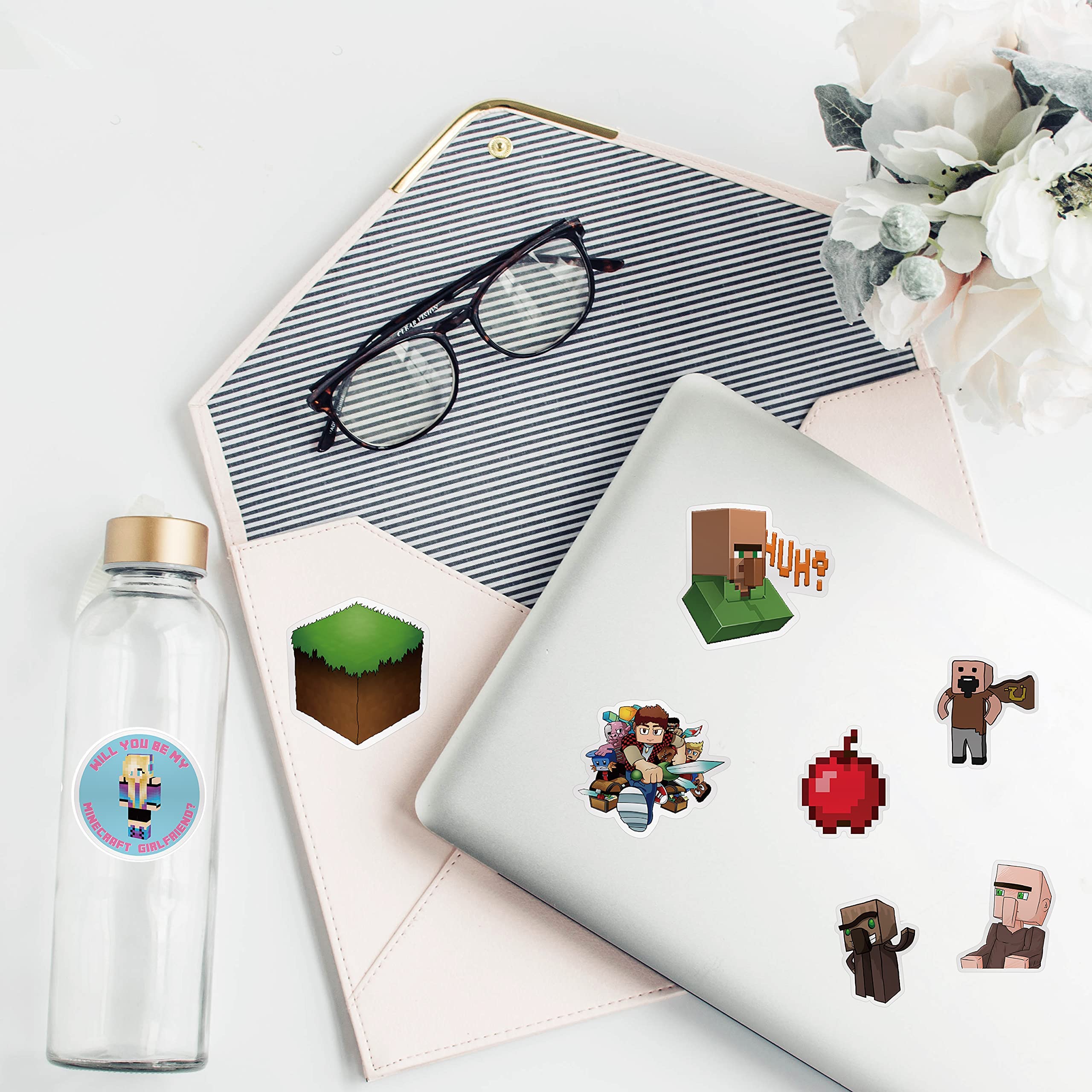 Mua Minecraft Stickers Decals100 Pack Video Game Theme Funny Stickers ...