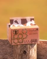 FRAMAR Cow Print Embossed Pop Up Hair Foil 500 Sheets 5x11 inch view 2