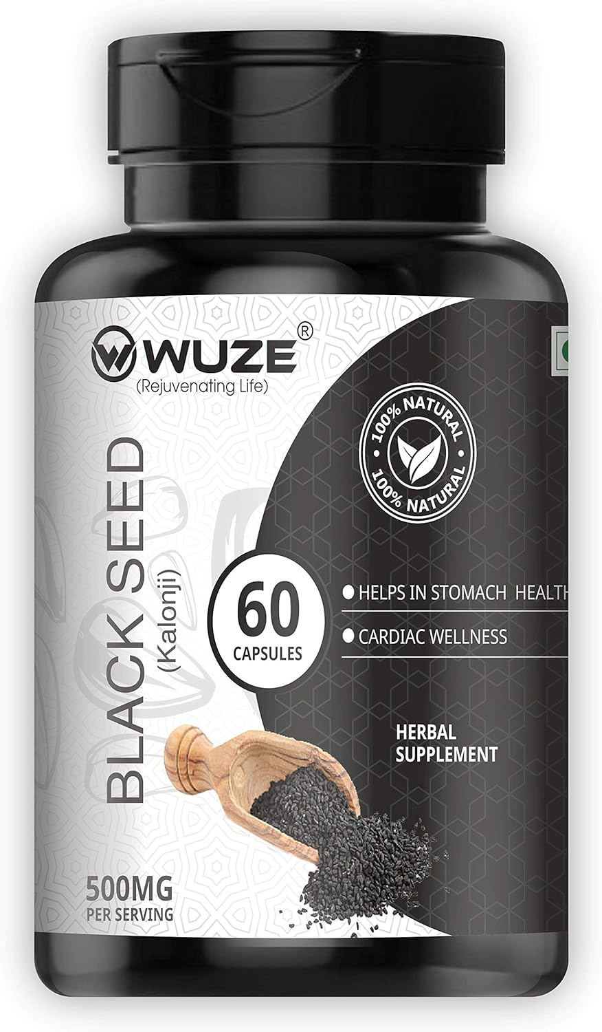 Buy Wuze Black Seed Extract for Digestive and Immunity Support (500 mg