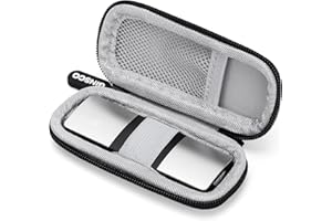 Ginsco Case for KardiaMobile 1-Lead Personal EKG Monitor Works with Most Smartphones, Hard Shell 1680D Oxford Carrying Case for AliveCor KardiaMobile 6L,Heart Monitor Travel Pouch with Carrying Strap
