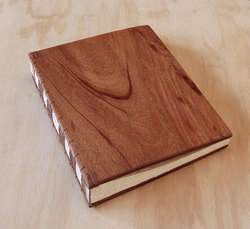 Handmade Wood Photo Album Wedding or Family Scrapbook